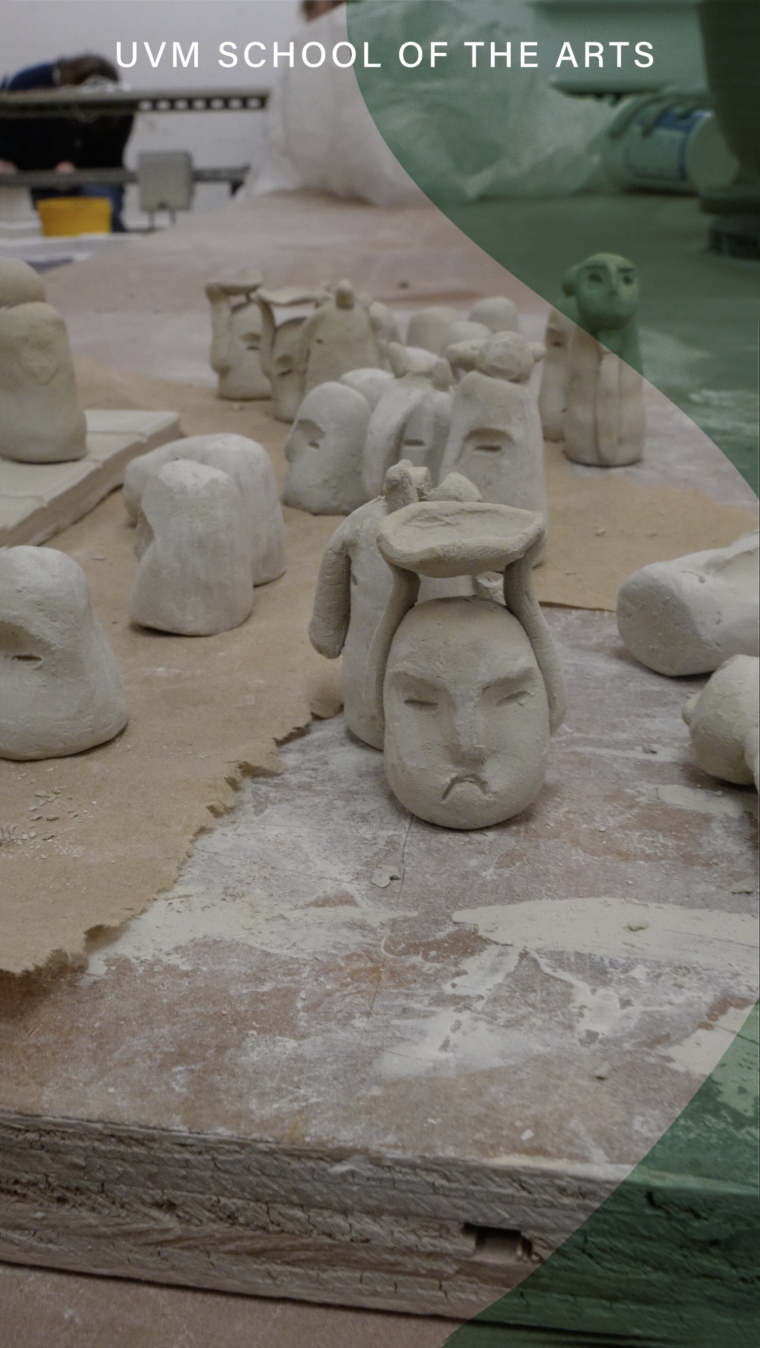 Funny Chess Pieces Made of Clay